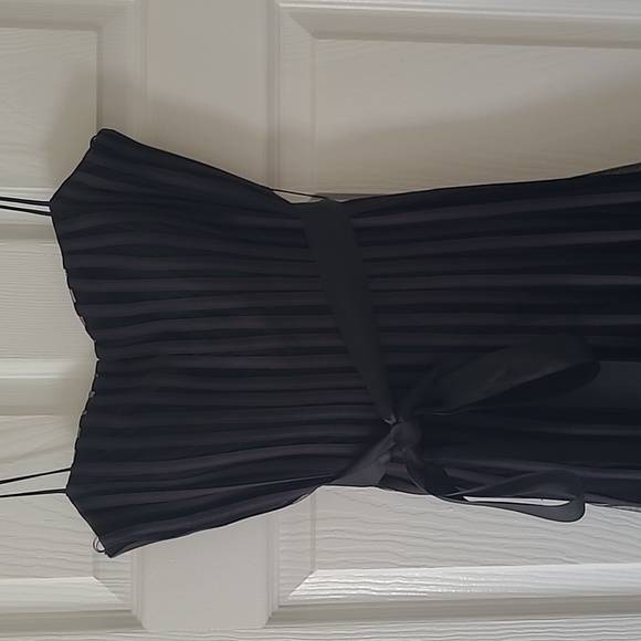 Black ribbon dress - size 10 - Picture 2 of 11